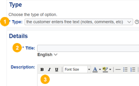 How to set up free text (text input field) additional options – Bookeo