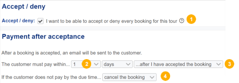 Can I manually review booking requests before accepting them (Accept ...