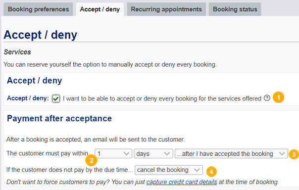 Can I manually review booking requests before accepting them (Accept ...