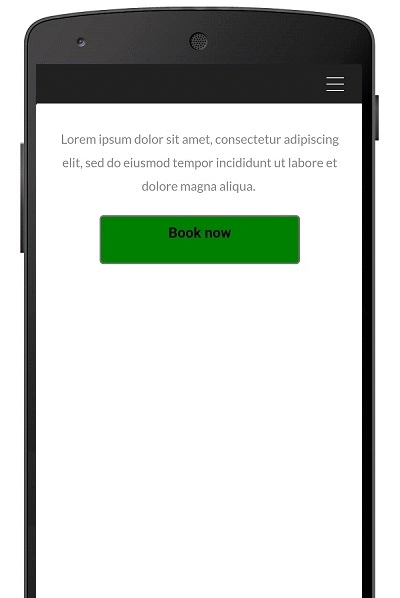 Mobile booking widget – Bookeo
