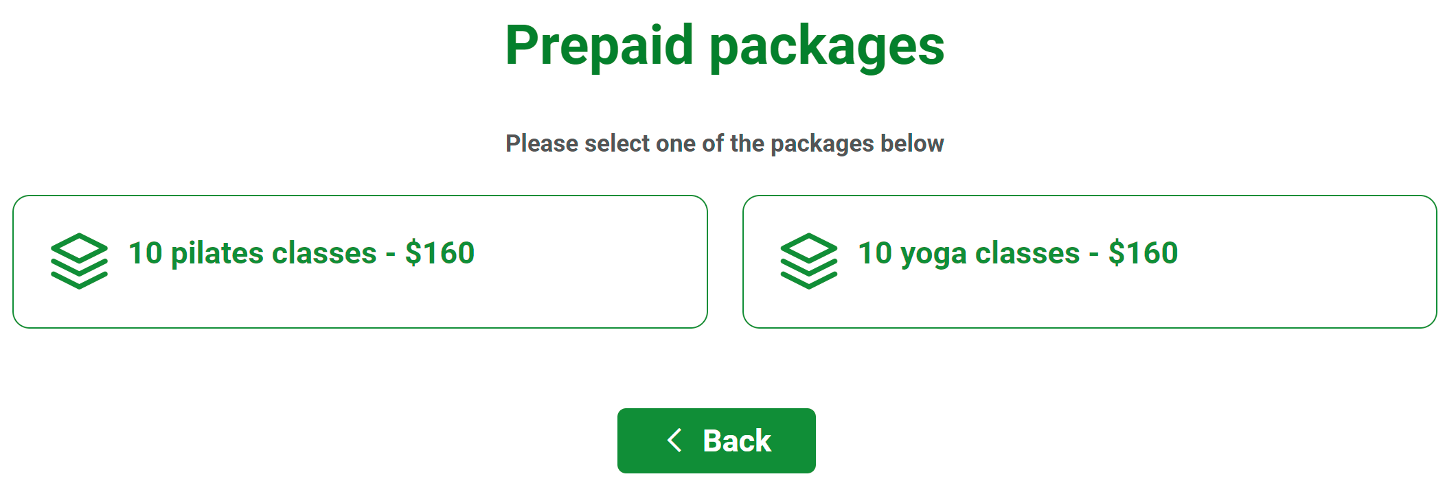 prepaid packages